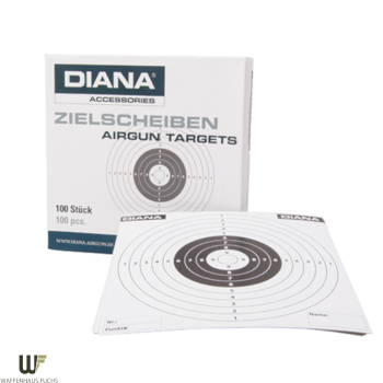 Diana-Zielscheiben 14x14