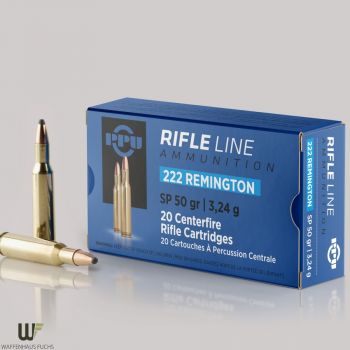 PPU .222 Remington SP 3.24 g / 50 gr.