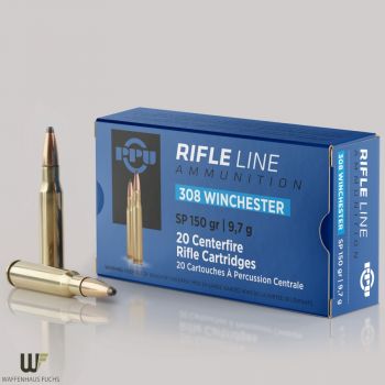 PPU .308 Win.  9,7 g / 150 grs. TM