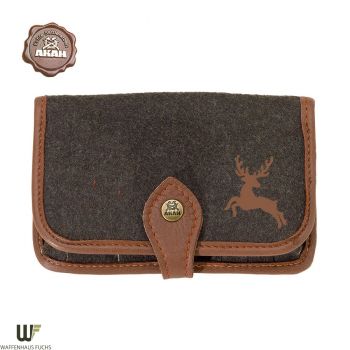 AKAH Patronenetui Loden für 10 Standart-Kugelpatronen