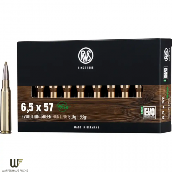 RWS 6,5x57 – Evolution Green 106 gr. im Waffenhaus Fuchs