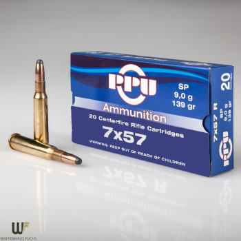 PPU 7 x 57 SP 11,2 g / 173 grs. 
