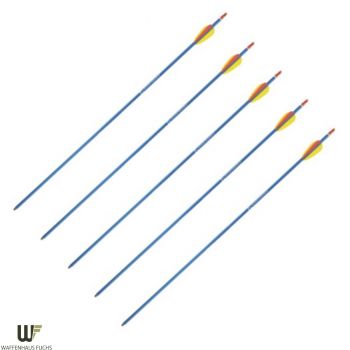 EK Aluminiumpfeile 29“ 5er-Pack mit Kunststoffbefiederung