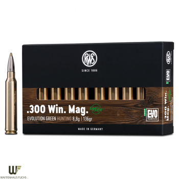 RWS .300 Win. Mag. – Evolution Green  136 gr. 