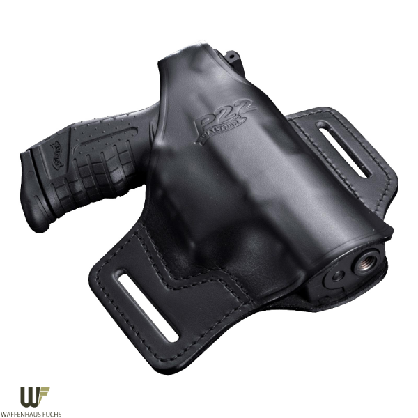 Walther Quick Defense Gürtelholster aus Leder für P22, P99 und mehr